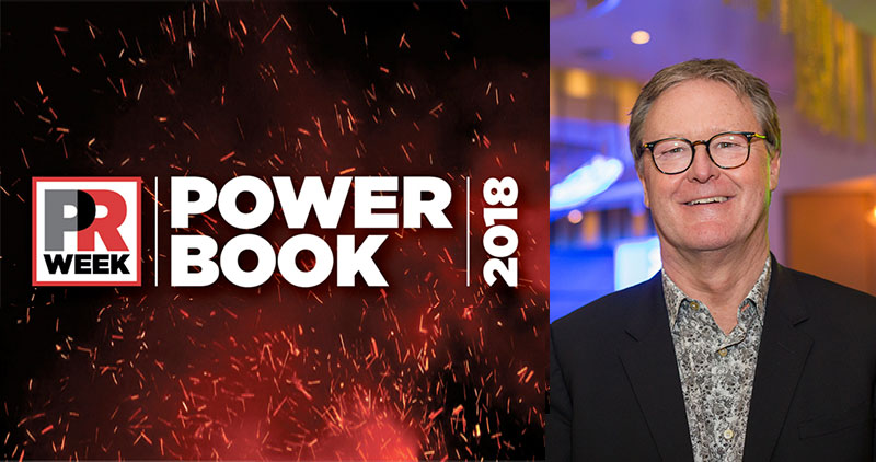 Phil Hall named in PR Week's Power Book 2018