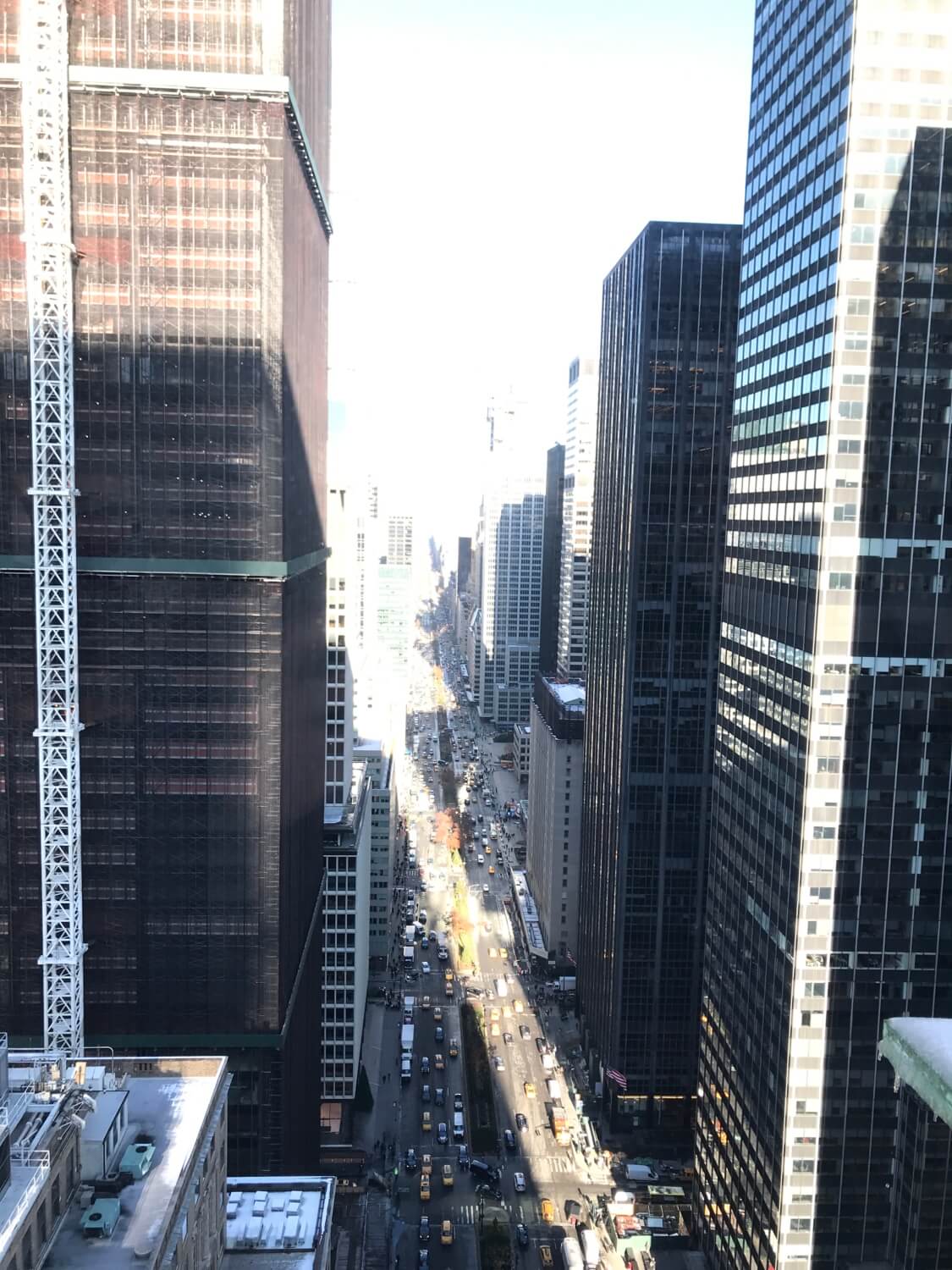 The view from New York office