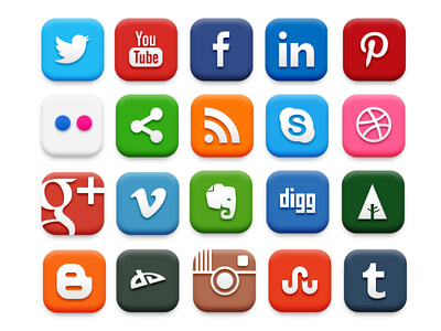 Social media icons future