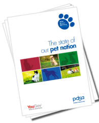 PDSA the state of our pet nation report - Featuring a selection of dogs and cats on the front of the report