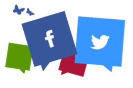 Zoological Society of London social hub with social media icons including Facebook and Twitter