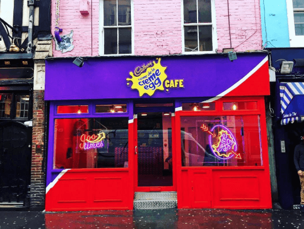 Cadbury Creme Egg Cafe. Image courtesy of Certified Nosh