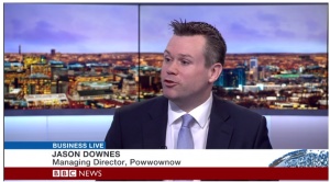 Jason Downes on BBC Business Live