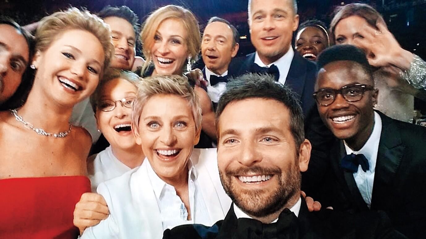 Taken by Bradley Cooper 86th Annual Academy Awards. March 2, 2014