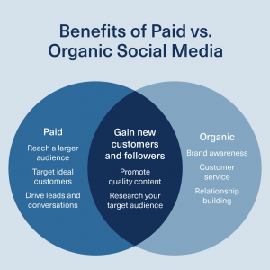 paid vs organic social