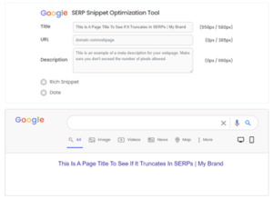 SEO Snippet Optimization text