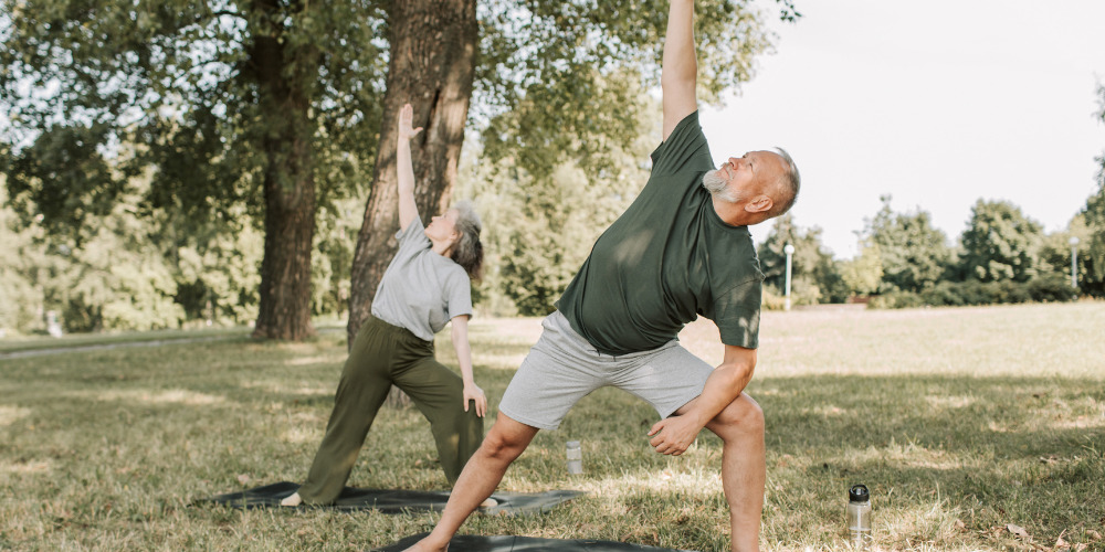 Older person exercising - The PHA Group