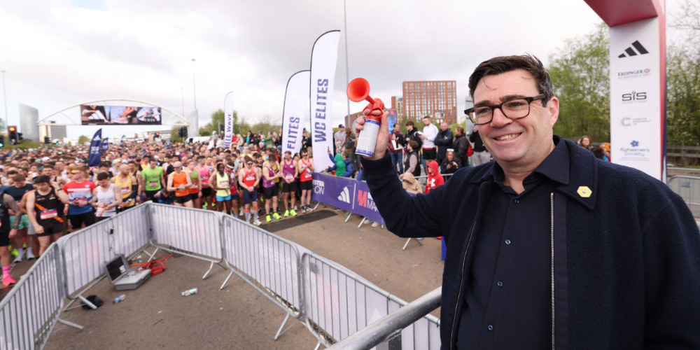 Finish line at mass participation sporting event - The PHA Group
