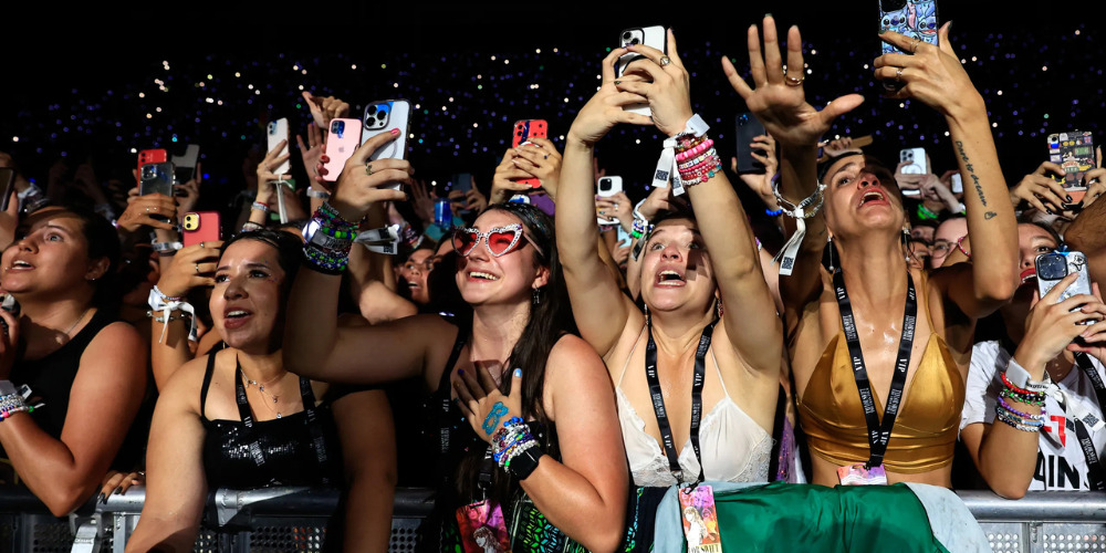 Taylor Swift fans at concert - The PHA Group